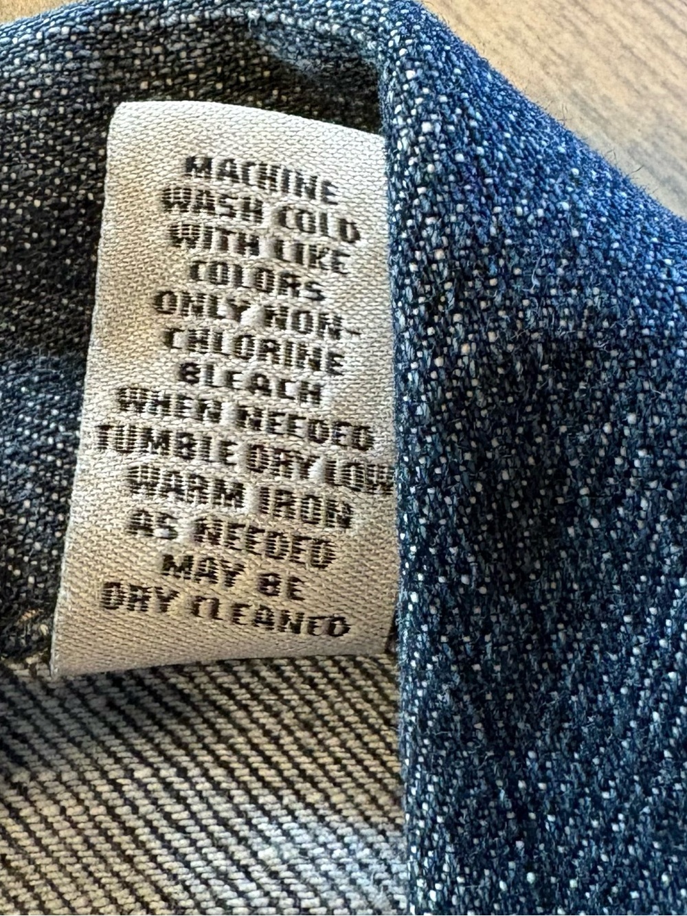 Chico’s Platinum Denim Vest 3 XL Button Front Sleeveless Jean Vest Dark Wash - Picture 8 of 11
